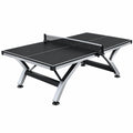 Table de tennis de table 274 x 152.5 x 76 cm noire en acier style moderne